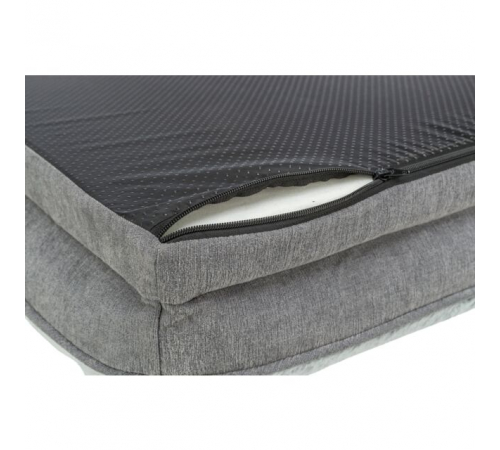 Trixie Vital Bett Lino Soft - grau/hellgrau - 70 × 55 cm