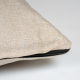 Duvoplus Hundekissen Textura ECO rechteckig - Beige - 60 x 40 x 6cm