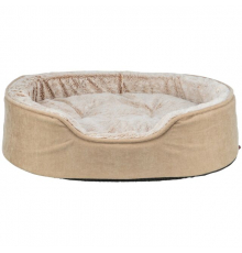 Trixie Vital Bett Lino Soft, oval - beige/creme - 60 × 45 cm