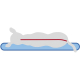 Trixie Vital Kissen Bendson - oval - 80 × 55 cm