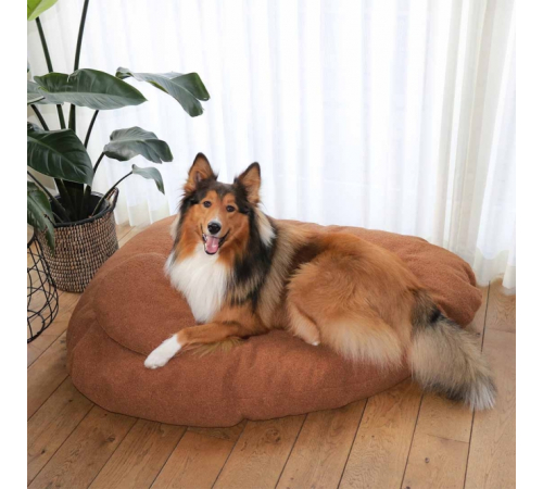 D&D Kissen Pebble - orange - 120x95x33cm