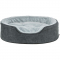 Trixie Vital Bett Lino Soft, oval - grau/hellgrau - 83 × 67 cm
