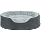 Trixie Vital Bett Lino Soft, oval - grau/hellgrau - 83 × 67 cm