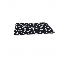Karlie Flamingo Fleecedecke Milda - 100 x 70 cm - Schwarz