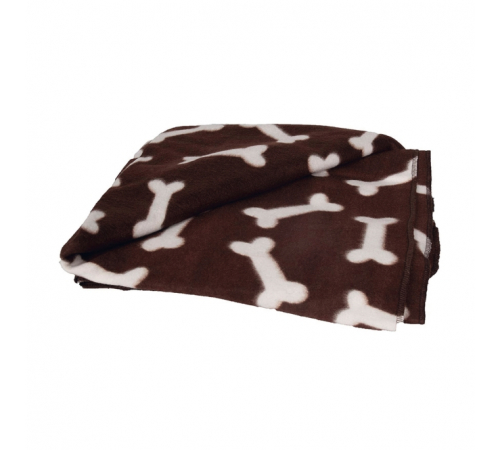 Karlie Flamingo Fleecedecke Milda - 100 x 70 cm - Schwarz