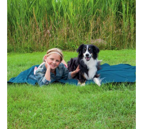 Trixie Insect ShieldВ® Outdoor-Decke - Dunkelblau - 70 x 50 cm