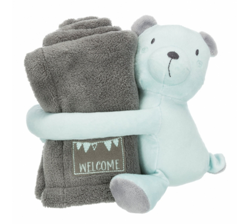 Trixie Junior Kuschel-Set - grau/mint