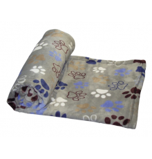 Nobby Fleece-Decke Lissi - hellgrau - 50 x 75 cm