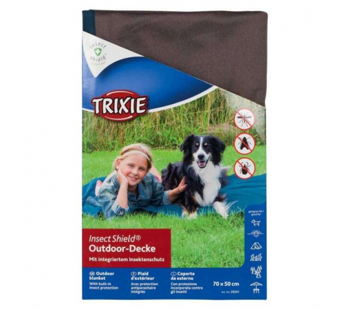 Trixie Insect ShieldВ® Outdoor-Decke - Taupe - 70 x 50 cm