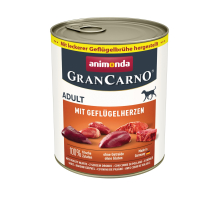 Animonda GranCarno Adult mit Geflügelherzen 800 g