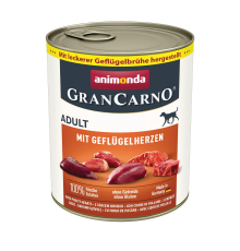 Animonda GranCarno Adult mit Geflügelherzen 800 g