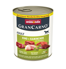 Animonda GranCarno Adult Rind + Kaninchen mit Kräutern 800 g