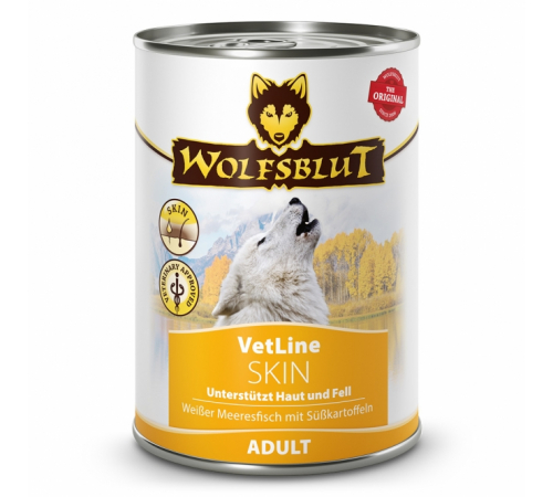 Diät-Alleinfuttermittel für Hunde – Wolfsblut VetLine Skin & Coat 395 g