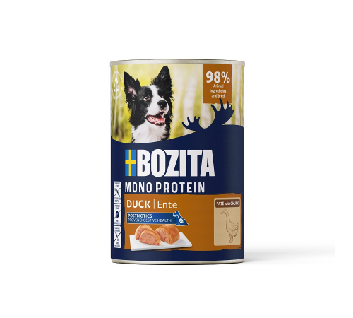 Влажный корм для собак – Bozita Dog Dose Pate Ente 400 g
