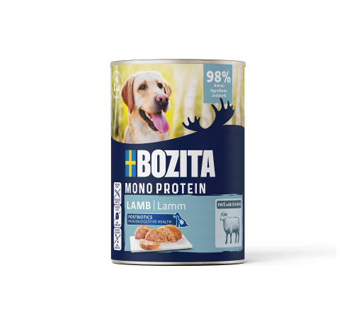 Nassfutter für Hunde – Bozita Dog Dose Pate Lamm 400 g