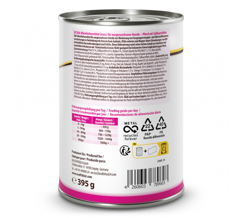 Diät-Alleinfuttermittel für Hunde – Wolfsblut VetLine Hypoallergenic 395 g