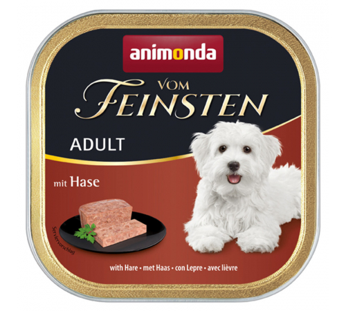 Влажный корм для собак – Animonda vom Feinsten Adult mit Kaninchen 150 g