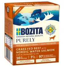 Bozita Purely Paté mit Rind & Lachs 370 g