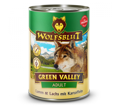 Nassfutter für Hunde – Wolfsblut Green Valley Adult 395 g