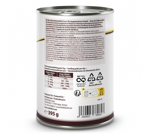 Diät-Alleinfuttermittel für Hunde – Wolfsblut VetLine Gastrointestinal 395 g
