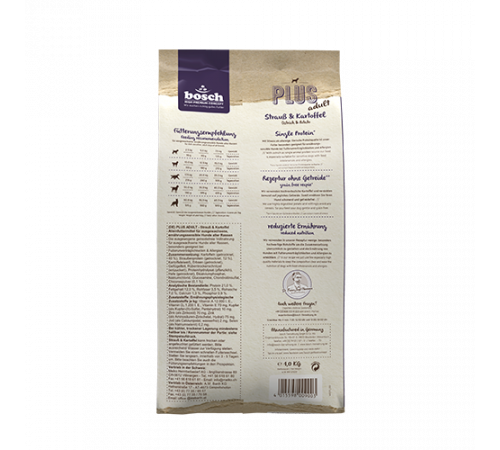 bosch HPC PLUS Adult Strauß & Kartoffel 12,5 kg