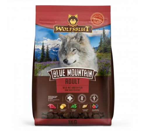 Сухой корм для собак – Wolfsblut Blue Mountain Adult 1 kg