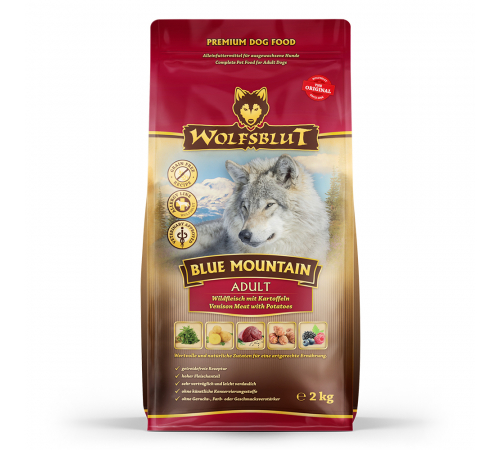 Сухой корм для собак – Wolfsblut Blue Mountain Adult 2 kg