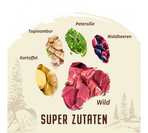 Trockenfutter für Hunde – Wolfsblut Blue Mountain Adult 2 kg