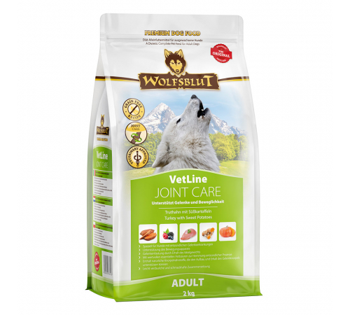 Diät-Alleinfuttermittel für Hunde – Wolfsblut VetLine Joint Care 2 kg