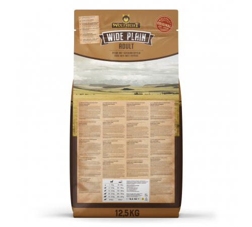 Сухой корм для собак – Wolfsblut Wide Plain Adult 12,5 kg