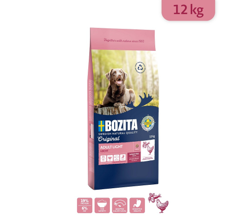 Сухий корм для собак – Bozita Original Adult Light Huhn 12 kg