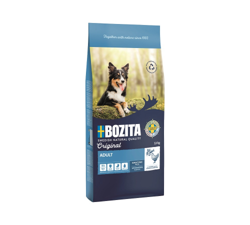 Сухой корм для собак – Bozita Original Adult weizenfrei mit Huhn 12 kg