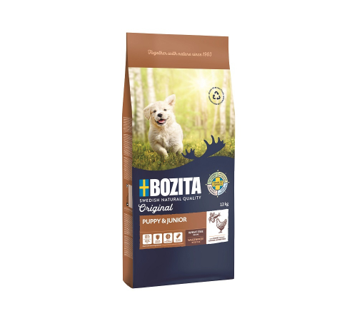 Trockenfutter für Hunde – Bozita Original Puppy & Junior Huhn 12 kg