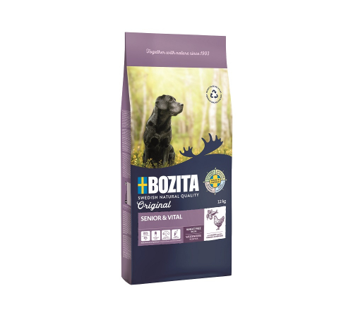 Сухой корм для собак – Bozita Original Senior mit Huhn 12 kg