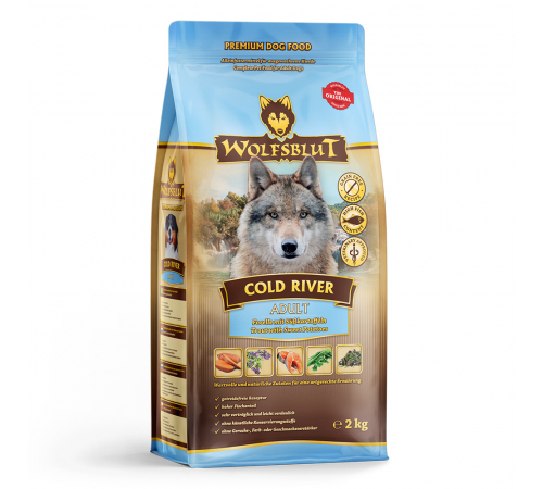 Сухой корм для собак – Wolfsblut Cold River Adult 2 kg
