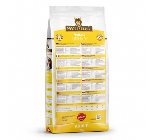 Диетический полнорационный корм для собак – Wolfsblut VetLine Urinary 12 kg