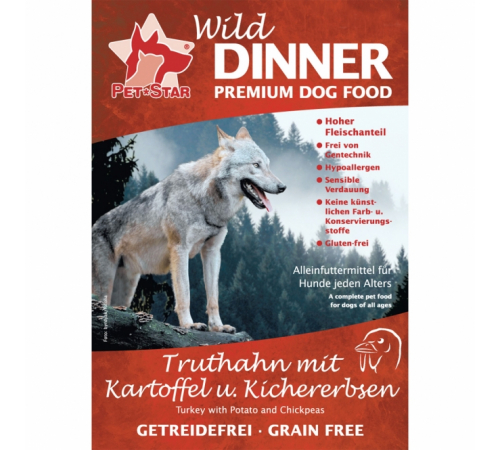 Wild Dinner Truthahn Getreidefrei 500 g