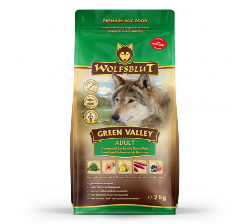 Сухой корм для собак – Wolfsblut Green Valley Adult 2 kg
