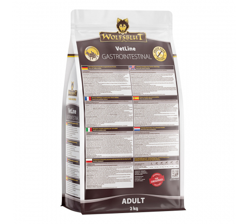 Diät-Alleinfuttermittel für Hunde – Wolfsblut VetLine Gastrointestinal 2 kg