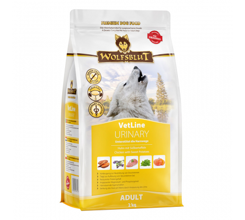 Diät-Alleinfuttermittel für Hunde – Wolfsblut VetLine Urinary 2 kg