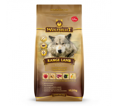 Сухой корм для собак – Wolfsblut Range Lamb 12,5 kg