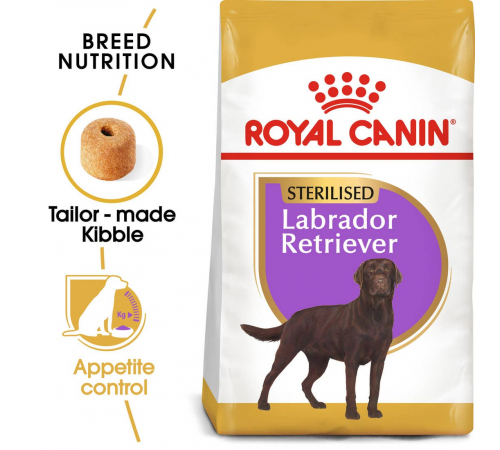 Сухий корм для собак – Royal Canin Labrador Retriever Adult Sterilised 12 kg