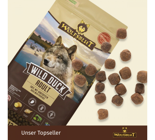 Сухой корм для собак – Wolfsblut Wild Duck Adult 2 kg