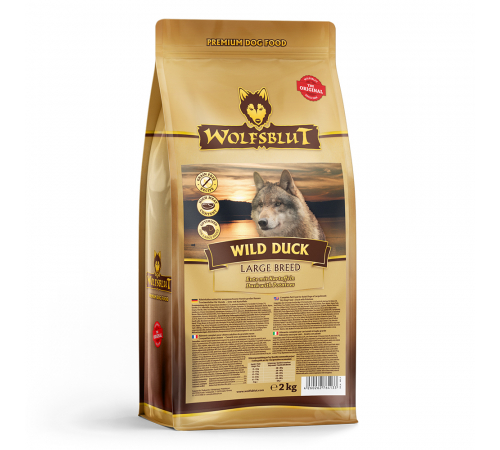 Сухий корм для собак – Wolfsblut Wild Duck Large Breed 2 kg