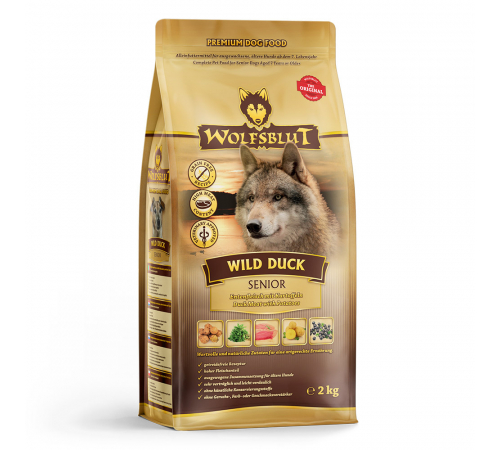 Сухой корм для собак – Wolfsblut Wild Duck Senior 2 kg