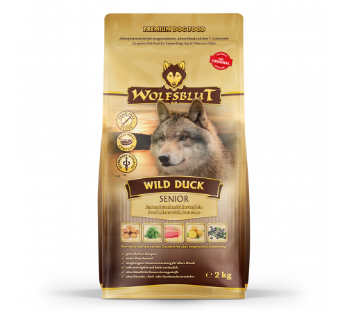 Сухой корм для собак – Wolfsblut Wild Duck Senior 2 kg