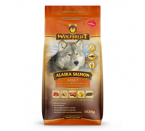 Сухой корм для собак – Wolfsblut Alaska Salmon 12,5 kg