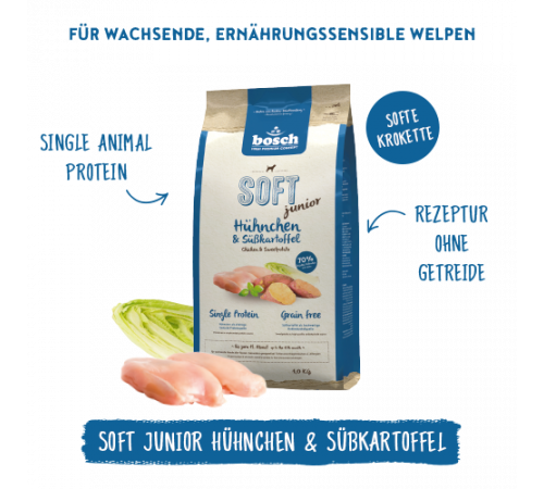 bosch HPC SOFT Junior Hühnchen & Süßkartoffel 12,5 kg