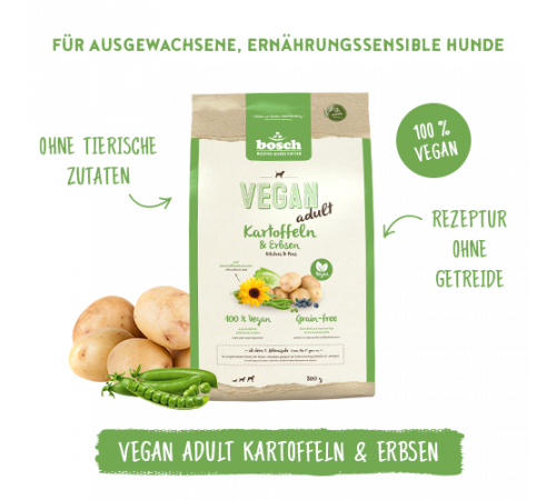 bosch HPC VEGAN Adult Kartoffeln & Erbsen 10 kg
