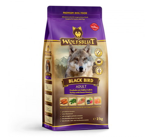 Сухой корм для собак – Wolfsblut Black Bird Adult 2 kg